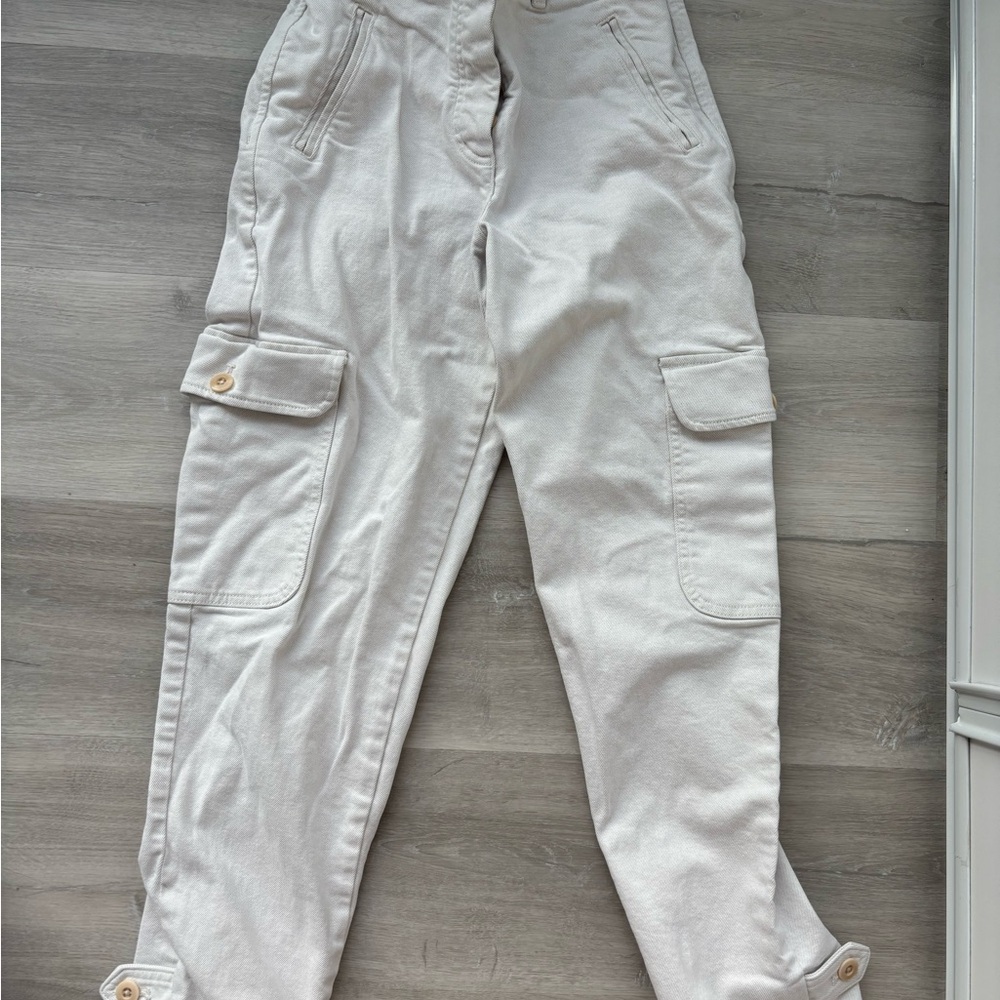 Wilfred Cream Straight Leg Pants